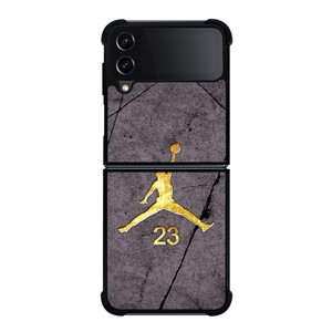 AIR JORDAN 23 GOLD WALL Samsung Galaxy Z FLip4 5G Case Cover AIR JORDAN 23 GOLD WALL Samsung Galaxy Z FLip4 5G Case Cover