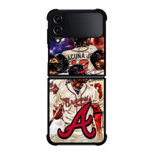 ATLANTA BRAVES ACUNA JR Samsung Galaxy Z FLip4 5G Case Cover