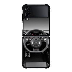 AUDI STEER LOGO Samsung Galaxy Z FLip4 5G Case Cover AUDI STEER LOGO Samsung Galaxy Z FLip4 5G Case Cover