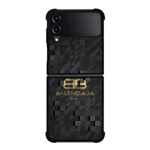BALENCIAGA BLACK CUBE LOGO Samsung Galaxy Z FLip4 5G Case Cover
