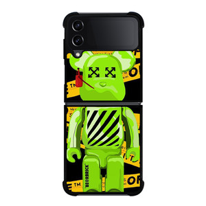 BEARBRICK X OFF WHITE 2 Samsung Galaxy Z FLip4 5G Case Cover