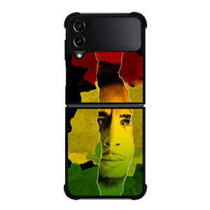 BOB MARLEY REGGAE PAPER ART Samsung Galaxy Z FLip4 5G Case Cover