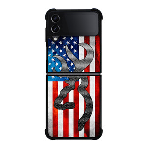 BROWNING CAMO AMERICAN FLAG Samsung Galaxy Z FLip4 5G Case Cover BROWNING CAMO AMERICAN FLAG Samsung Galaxy Z FLip4 5G Case Cover