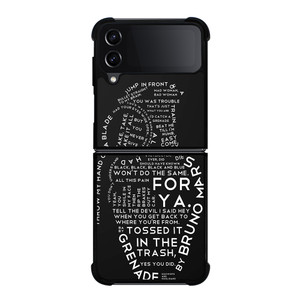 BRUNO MARS LYRICS Samsung Galaxy Z FLip4 5G Case Cover