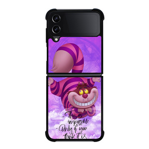 CHESIRE CAT Samsung Galaxy Z FLip4 5G Case Cover CHESIRE CAT Samsung Galaxy Z FLip4 5G Case Cover
