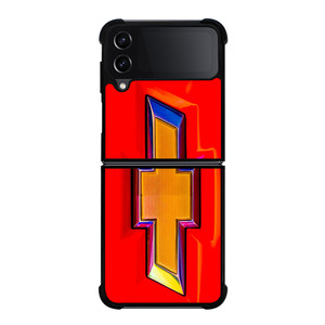 CHEVROLET GLOWING RED LOGO Samsung Galaxy Z FLip4 5G Case Cover CHEVROLET GLOWING RED LOGO Samsung Galaxy Z FLip4 5G Case Cover
