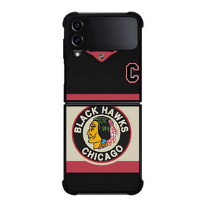 CHICAGO BLACKHAWKS FOOTBALL JERSEY Samsung Galaxy Z FLip4 5G Case Cover