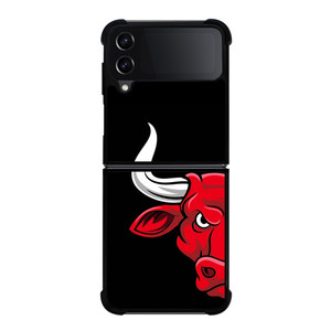 CHICAGO BULLS FACE LOGO Samsung Galaxy Z FLip4 5G Case Cover CHICAGO BULLS FACE LOGO Samsung Galaxy Z FLip4 5G Case Cover
