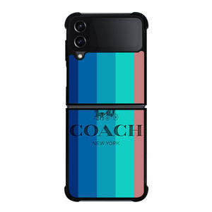 COACH NEW YORK STRIPES Samsung Galaxy Z FLip4 5G Case Cover