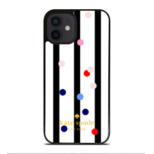 KATE SPADE STRIPE POLKADOTS iPhone 12 Mini Case