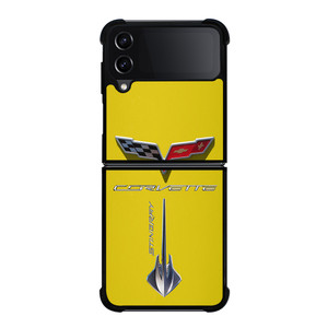 Corvette Stingray C7 Yellow Samsung Galaxy Z FLip4 5G Case Cover