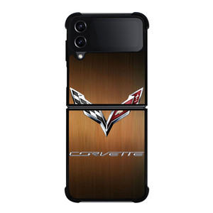 CORVETTE WOODEN LOGO Samsung Galaxy Z FLip4 5G Case Cover CORVETTE WOODEN LOGO Samsung Galaxy Z FLip4 5G Case Cover