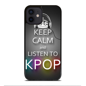 KEEP CALM AND LISTEN KPOP iPhone 12 Mini Case