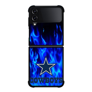 DALLAS COWBOYS LOGO BLUE FIRE Samsung Galaxy Z FLip4 5G Case Cover