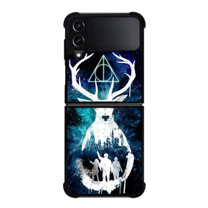 DEATHLY HALLOWS HARRY POTTER AQUARELL Samsung Galaxy Z FLip4 5G Case Cover DEATHLY HALLOWS HARRY POTTER AQUARELL Samsung Galaxy Z FLip4 5G Case Cover