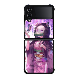 DEMON SLAYER KIMETSU NO YAIBA NEZUKO KAMADO Samsung Galaxy Z FLip4 5G Case Cover DEMON SLAYER KIMETSU NO YAIBA NEZUKO KAMADO Samsung Galaxy Z FLip4 5G Case Cover