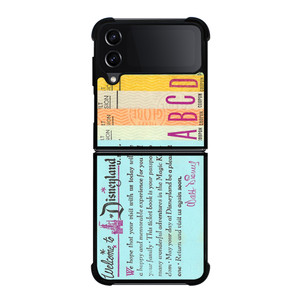 DISNEY WORLD TICKET BOOK Samsung Galaxy Z FLip4 5G Case Cover DISNEY WORLD TICKET BOOK Samsung Galaxy Z FLip4 5G Case Cover