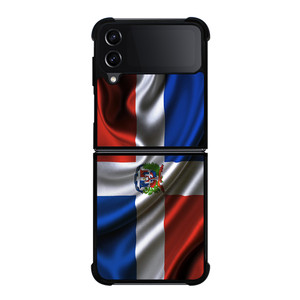 DOMINICAN REPUBLIC FLAG Samsung Galaxy Z FLip4 5G Case Cover DOMINICAN REPUBLIC FLAG Samsung Galaxy Z FLip4 5G Case Cover