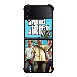 GRAND THEFT AUTO FIVE GTA GAME CHARACTER Samsung Galaxy Z FLip4 5G Case Cover