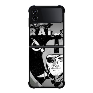 HARDSHELL OAKLAND RAIDERS Samsung Galaxy Z FLip4 5G Case Cover HARDSHELL OAKLAND RAIDERS Samsung Galaxy Z FLip4 5G Case Cover