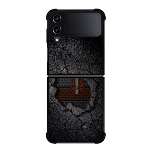 HARLEY DAVIDSON Logo Ground Samsung Galaxy Z FLip4 5G Case Cover HARLEY DAVIDSON Logo Ground Samsung Galaxy Z FLip4 5G Case Cover