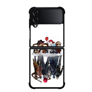 HORROR MOVIES FUNNY CHARACTERS Samsung Galaxy Z FLip4 5G Case Cover HORROR MOVIES FUNNY CHARACTERS Samsung Galaxy Z FLip4 5G Case Cover