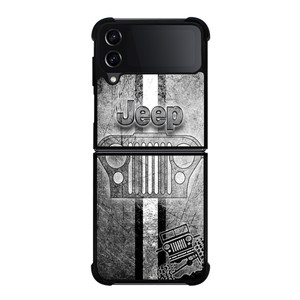 JEEP LOGO SILVER Samsung Galaxy Z FLip4 5G Case Cover JEEP LOGO SILVER Samsung Galaxy Z FLip4 5G Case Cover
