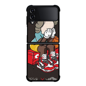 KAWS AIR JORDAN SUPREME Samsung Galaxy Z FLip4 5G Case Cover KAWS AIR JORDAN SUPREME Samsung Galaxy Z FLip4 5G Case Cover