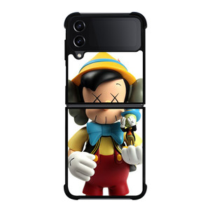 KAWS X PINNOCCHIO AND JIMINY Samsung Galaxy Z FLip4 5G Case Cover