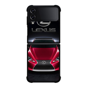 LEXUS RED CAR LOGO Samsung Galaxy Z FLip4 5G Case Cover LEXUS RED CAR LOGO Samsung Galaxy Z FLip4 5G Case Cover