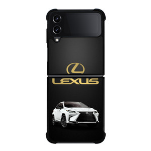LEXUS WHITE CAR GOLD LOGO Samsung Galaxy Z FLip4 5G Case Cover LEXUS WHITE CAR GOLD LOGO Samsung Galaxy Z FLip4 5G Case Cover
