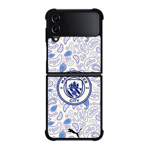 MANCHESTER CITY LOGO THIRD KIT Samsung Galaxy Z FLip4 5G Case Cover