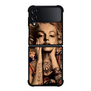 MARILYN MONROE TATTOO FAN ART Samsung Galaxy Z FLip4 5G Case Cover MARILYN MONROE TATTOO FAN ART Samsung Galaxy Z FLip4 5G Case Cover