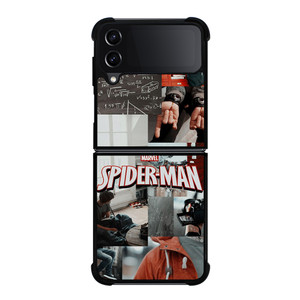 MARVEL SPIDERMAN LOGO COLAGE Samsung Galaxy Z FLip4 5G Case Cover MARVEL SPIDERMAN LOGO COLAGE Samsung Galaxy Z FLip4 5G Case Cover