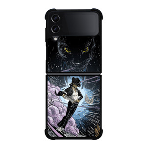 MICHAEL JACKSON CARTOON ART Samsung Galaxy Z FLip4 5G Case Cover MICHAEL JACKSON CARTOON ART Samsung Galaxy Z FLip4 5G Case Cover