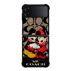 MICKEY MINNIE MOUSE COACH Samsung Galaxy Z FLip4 5G Case Cover