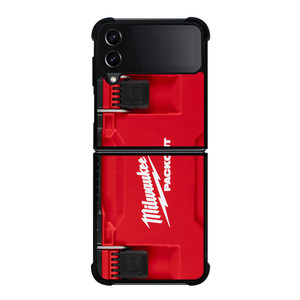MILWAUKEE TOOLBOX LOGO PACKOUT Samsung Galaxy Z FLip4 5G Case Cover MILWAUKEE TOOLBOX LOGO PACKOUT Samsung Galaxy Z FLip4 5G Case Cover