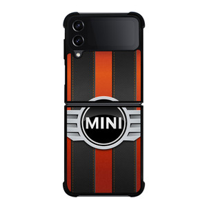 MINI COPER LOGO BLACK RED STRIPES Samsung Galaxy Z FLip4 5G Case Cover MINI COPER LOGO BLACK RED STRIPES Samsung Galaxy Z FLip4 5G Case Cover