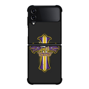 MINNESOTA VIKINGS LOGO CROSS Samsung Galaxy Z FLip4 5G Case Cover