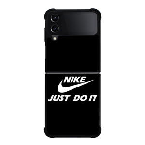 NIKE JUST DO IT BLACK Samsung Galaxy Z FLip4 5G Case Cover NIKE JUST DO IT BLACK Samsung Galaxy Z FLip4 5G Case Cover