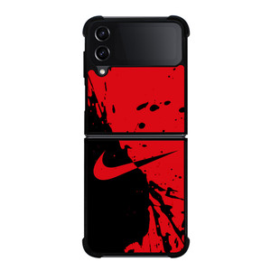 NIKE SWOOSH LOGO RED BLACK Samsung Galaxy Z FLip4 5G Case Cover NIKE SWOOSH LOGO RED BLACK Samsung Galaxy Z FLip4 5G Case Cover