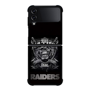 OAKLAND RAIDERS BLACK ONE NATION Samsung Galaxy Z FLip4 5G Case Cover