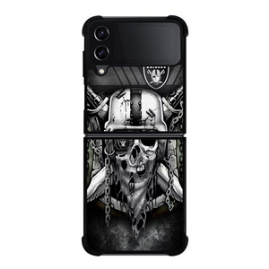 OAKLAND RAIDERS SKULL Samsung Galaxy Z FLip4 5G Case Cover OAKLAND RAIDERS SKULL Samsung Galaxy Z FLip4 5G Case Cover
