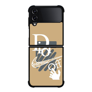 OFF WHITE DIOR SUPREME LOGO Samsung Galaxy Z FLip4 5G Case Cover OFF WHITE DIOR SUPREME LOGO Samsung Galaxy Z FLip4 5G Case Cover