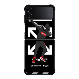 OFF WHITE X DAB SUPREME ILLUSTRATION Samsung Galaxy Z FLip4 5G Case Cover OFF WHITE X DAB SUPREME ILLUSTRATION Samsung Galaxy Z FLip4 5G Case Cover