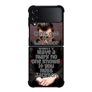 PANIC AT THE DISCO QUOTES MISS JACKSON Samsung Galaxy Z FLip4 5G Case Cover PANIC AT THE DISCO QUOTES MISS JACKSON Samsung Galaxy Z FLip4 5G Case Cover
