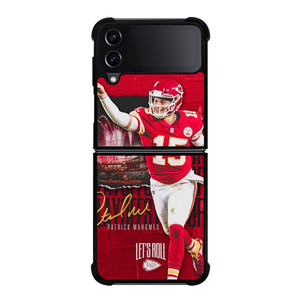 PATRICK MAHOMES KC CHIEFS Samsung Galaxy Z FLip4 5G Case Cover PATRICK MAHOMES KC CHIEFS Samsung Galaxy Z FLip4 5G Case Cover