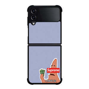 PATRICK SUPREME $3 Samsung Galaxy Z FLip4 5G Case Cover PATRICK SUPREME $3 Samsung Galaxy Z FLip4 5G Case Cover