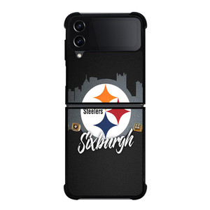 PITTSBURGH STEELERS LOGO NFL Samsung Galaxy Z FLip4 5G Case Cover PITTSBURGH STEELERS LOGO NFL Samsung Galaxy Z FLip4 5G Case Cover