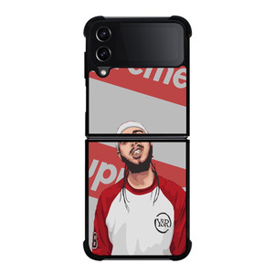 POST MALONE SUPREME Samsung Galaxy Z FLip4 5G Case Cover POST MALONE SUPREME Samsung Galaxy Z FLip4 5G Case Cover